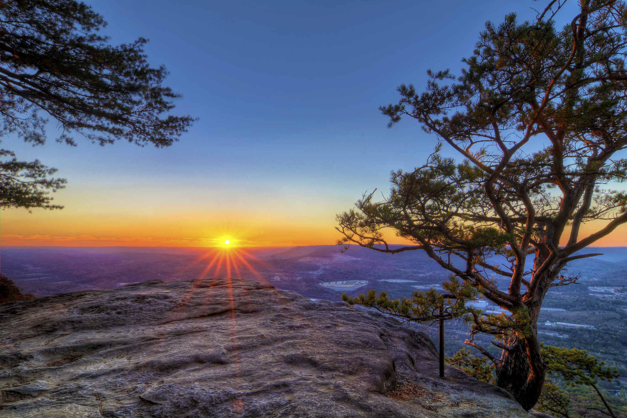 Sunset Rock on Lookout Mountain