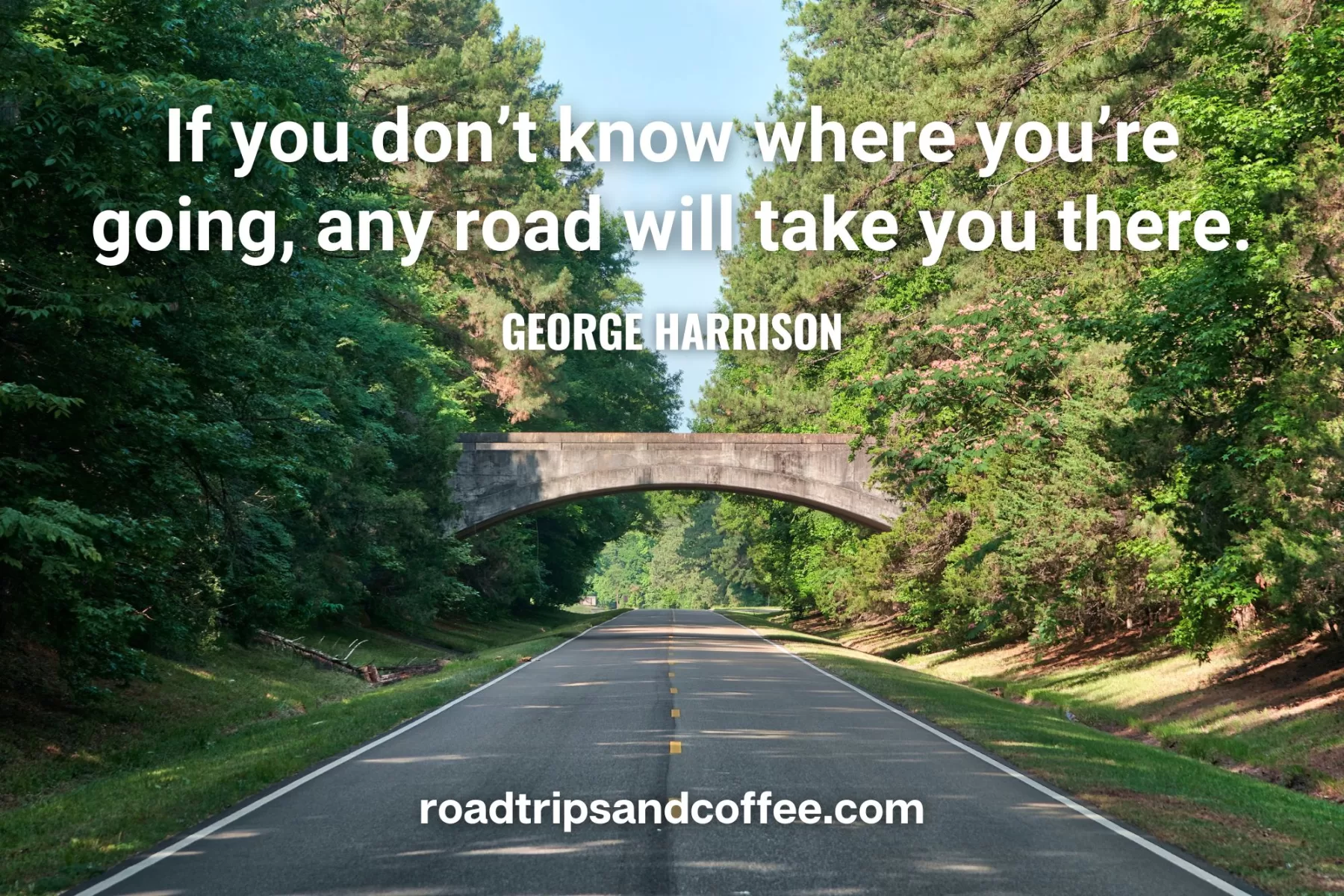 “If you don’t know where you’re going, any road will take you there.” – George Harrison