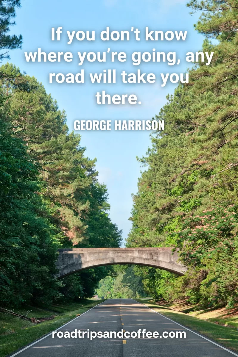 “If you don’t know where you’re going, any road will take you there.” – George Harrison